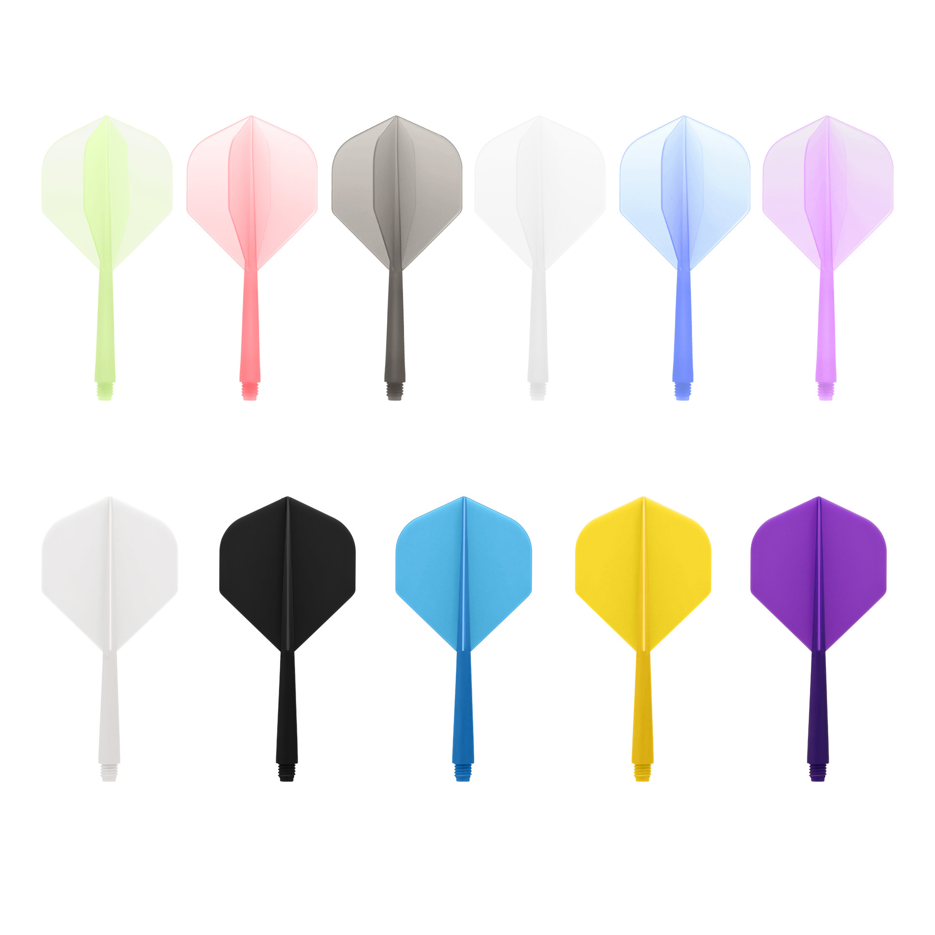 GOODARTS 2BA Teeth Integrated Dart Wing Shaped Frosted Semi-permeable Tail Temu Amazon Cross-border Hair L