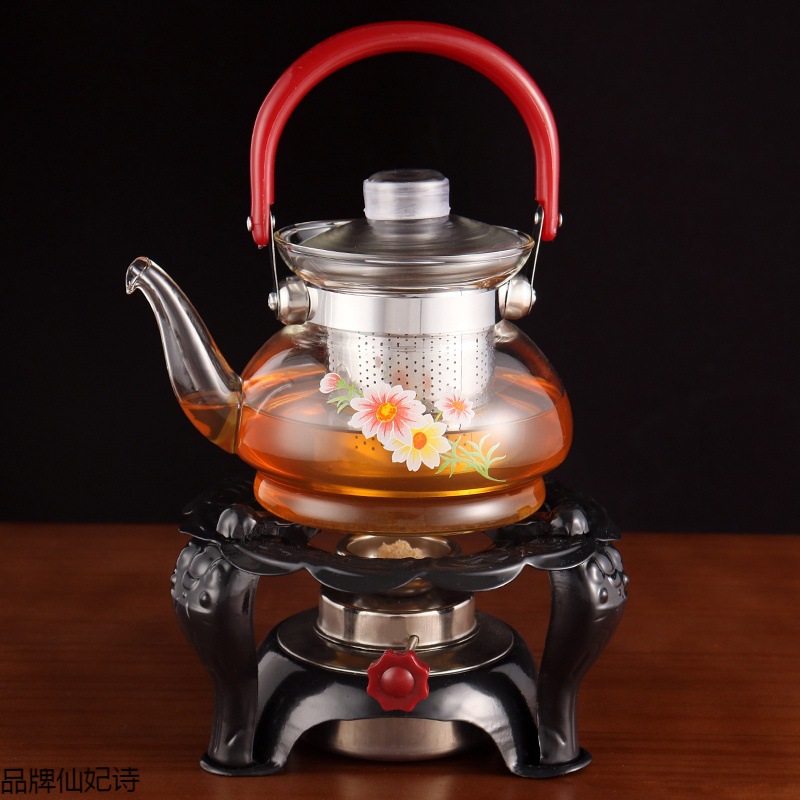 家用酒精炉可调酒精炉煮茶炉烧水玻璃壶酒楼咖啡壶泡茶保温炉茶具