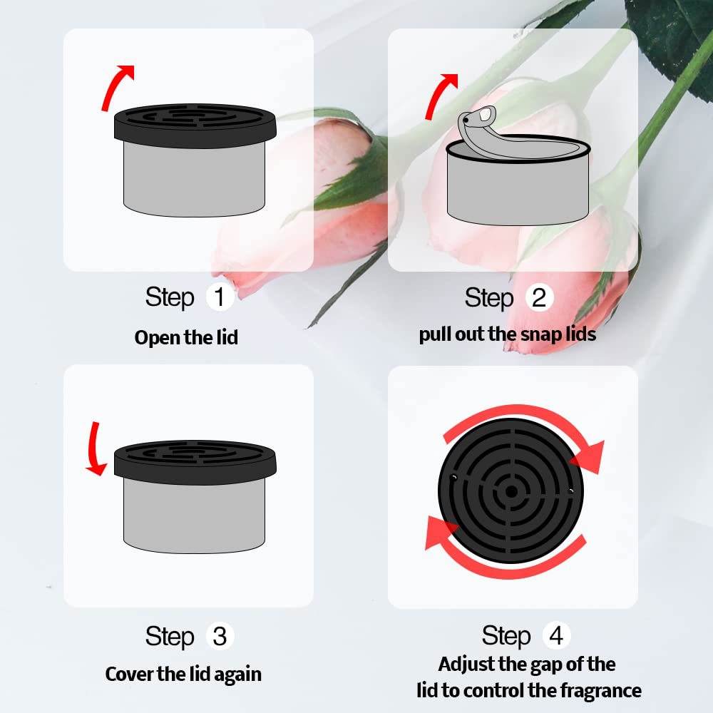 High-Grade Small Wood Incense Jar Car Aromatherapy