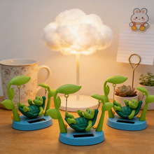 创意新款 太阳能汽车车内装饰摆件卡通千秋神龟公仔玩具居家摆件