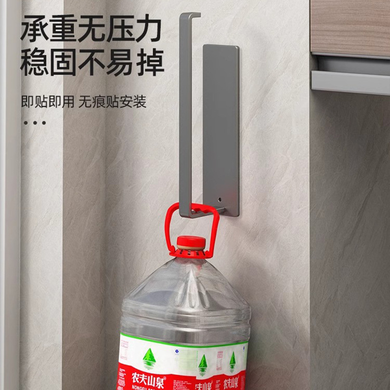 Titular de tejido de la cocina sin perforar gabinete rollo de papel titular de almacenamiento rack de cocina tejido plástico envoltura de almacenamiento de trapo colgando