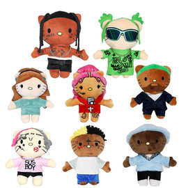 跨境新款 Travis Scott plush 特拉维斯·斯科特毛绒玩具玩偶公仔
