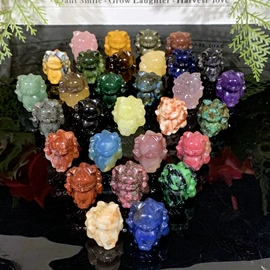 水晶工艺品;宝石工艺品;招财摆件