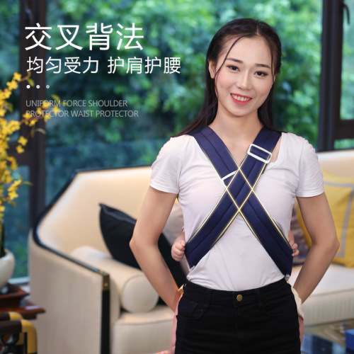 A one-piece pure color breathable multi-functional baby carrier for babies and children, front and back wearable, horizontal carry, simple design suitable for all four seasons