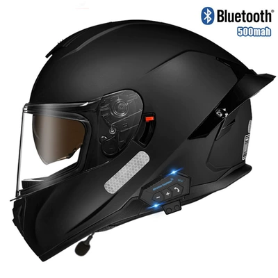 Motosiklet kaskı (dəbilqə) – car helmet - sub-black-transparent-bluetooth-m