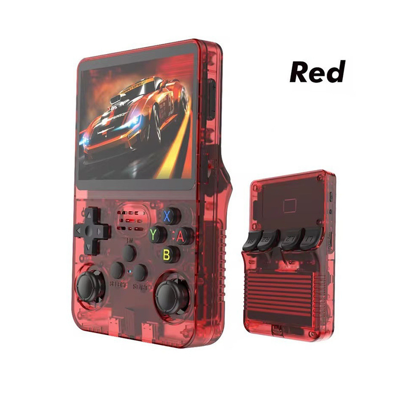 R36S オープンソースシステム 64G メモリハンドヘルドゲームコンソール 3.5inch IPS カラースクリーンノスタルジックな GBA アーケードシミュレータ|undefined