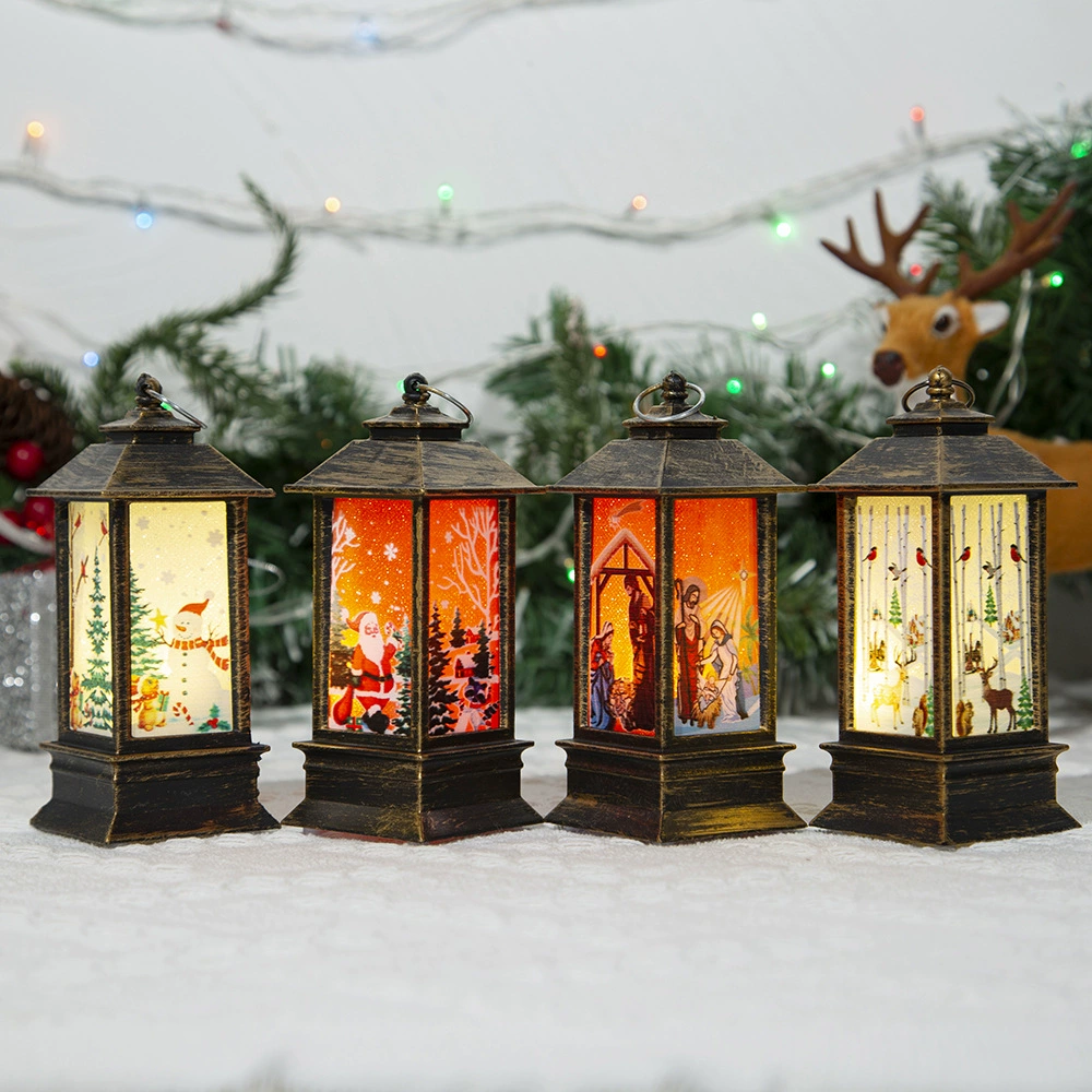 Christmas decorations, LED square lamp, electronic night light