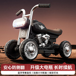 新款儿童电动摩托车可坐人男孩宝宝四轮玩具摩托车3-5岁小孩童车