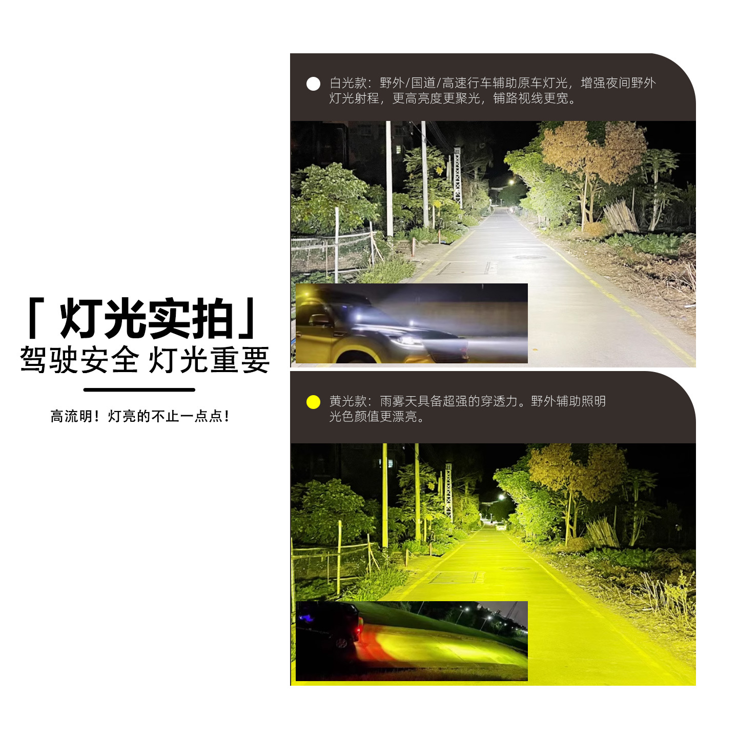Luz de trabajo LED cuadrada de 3 pulgadas para coche, motocicleta, vehículo eléctrico, iluminación frontal, 20 vatios, transfronteriza, en stock.