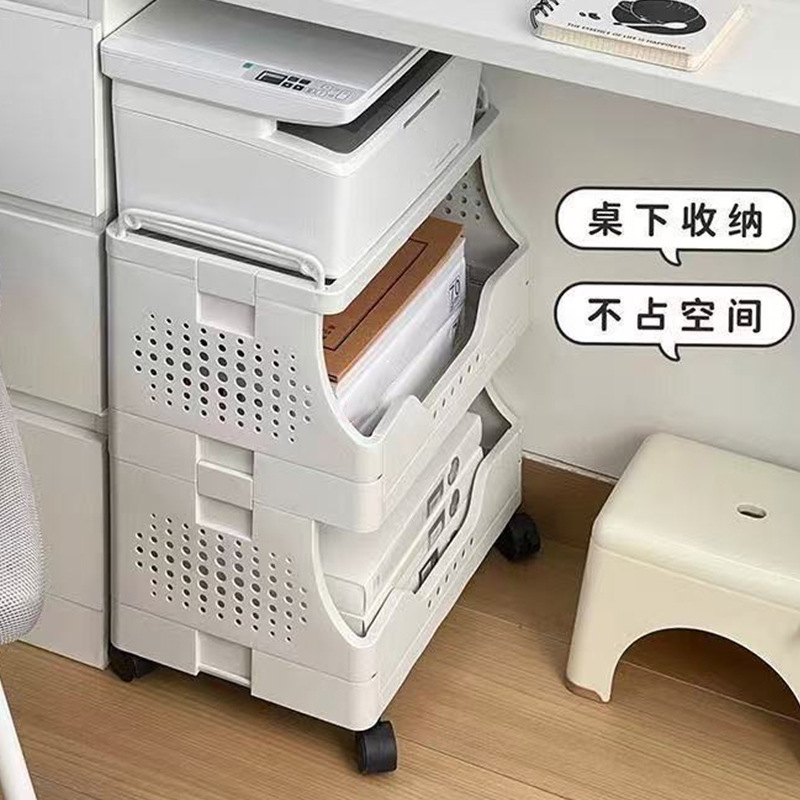 도매 간식 치물대 작은 수납대 착지 다층 거실 정리대 바퀴 이동 저장대