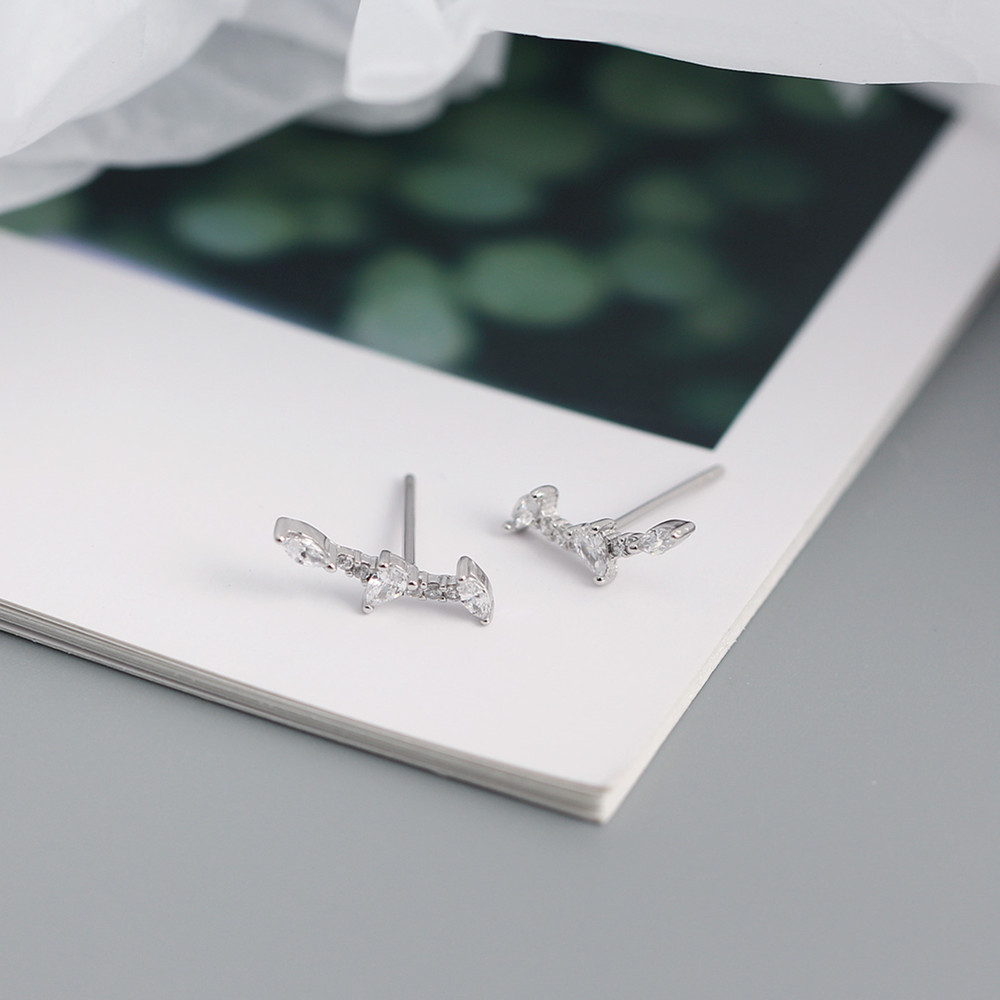 Geometric Fashion Gem Plating Earrings Ear Studs display picture 6