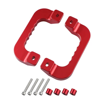 Suitable for Nissan NV350 car armrest space aluminum handle Nissan E26 car modification (Armrest, handle, handle) - red