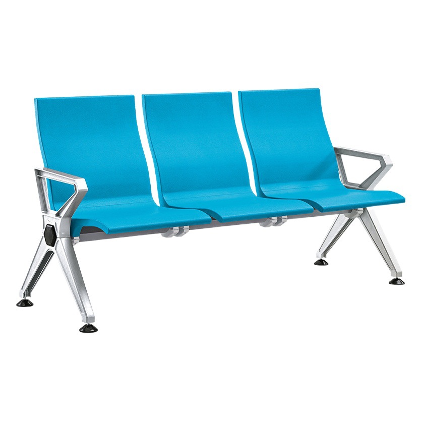 Silla de aeropuerto Silla de fila Estación Hospital fila de espera de tres asientos personalizable asiento público al por mayor