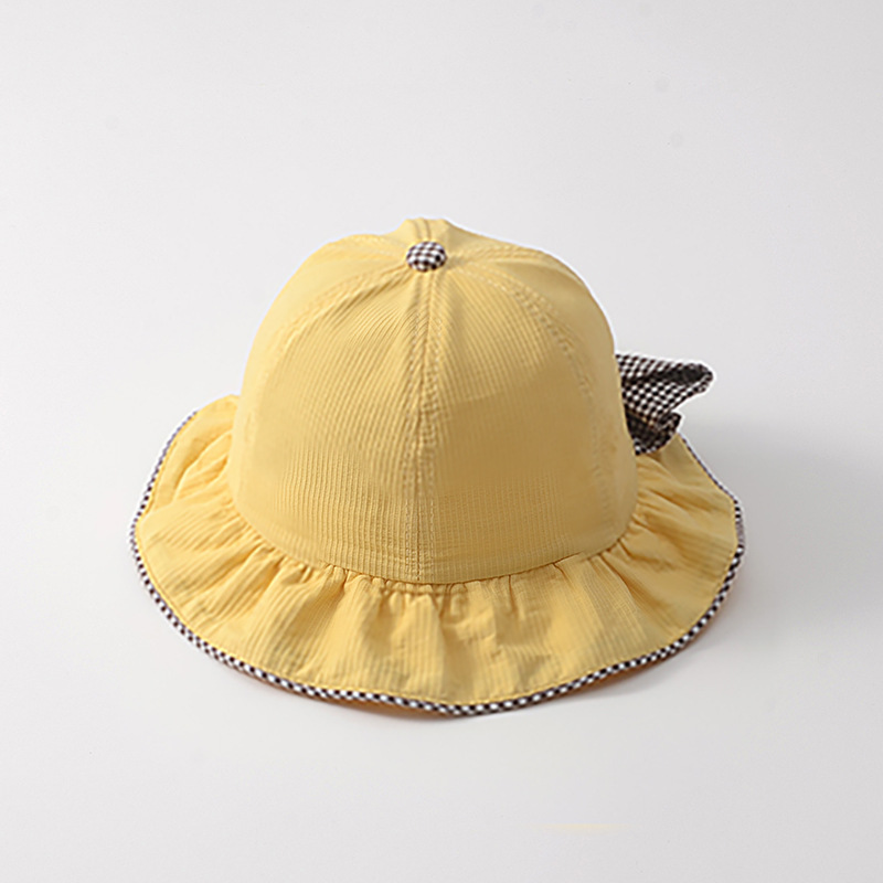 Sombrero para el sol para bebés, sombrero para niñas, primavera y otoño, estilo fino, chal de moda súper lindo, sombrero para el sol, sombrero de pescador de ala ancha ajustable