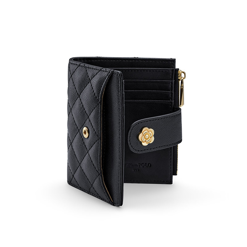 Paul Genuine Leather Women's Wallet 2023 New Multi-Slot Card Holder Coin Purse High-End Exquisite Mini Card Case - Thumbnail 7