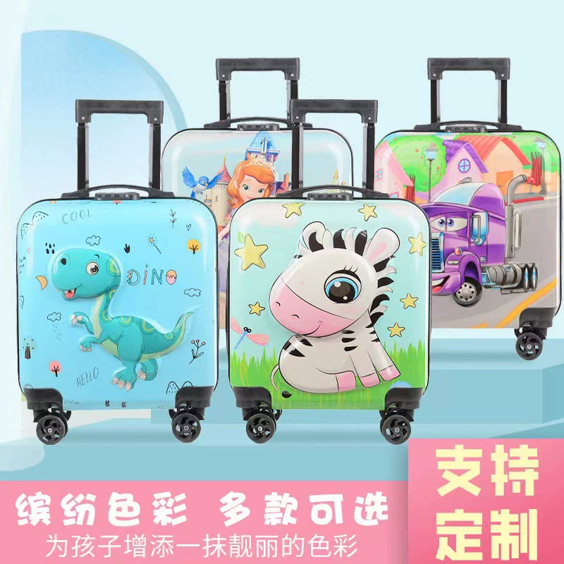 Cartoon universal children's suitcase, wholesale, 2024 years