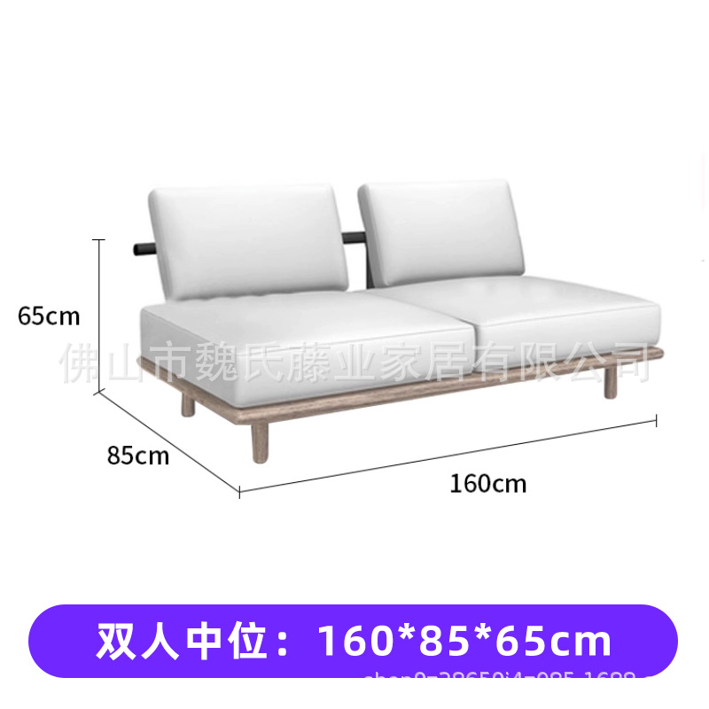 Sofá de tejido de cuerda al aire libre a prueba de agua y protección solar villa patio sofá de vid de madera sólida sofá de esquina combinación de mesa de té