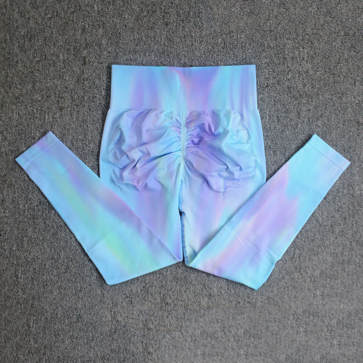 Europa y América Nueva Aurora doble levantamiento de la cadera pantalones de yoga teñidos pantalones de fitness pantalones de entrenamiento ropa de yoga Pantalones deportivos image 10