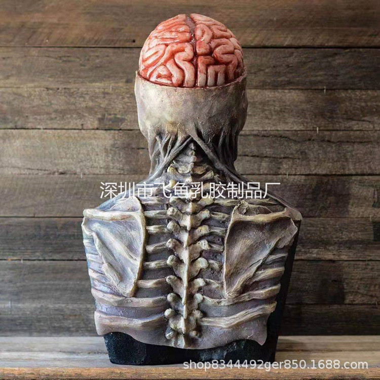 Halloween nuevo estilo móvil boca cráneo máscara cabeza cubierta scary Zombie cabeza cubierta Accesorios