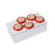 Jin Yu 10g inkpad mini ultra small diameter 4cm pocket red round iron box mud inkpad Red Seal