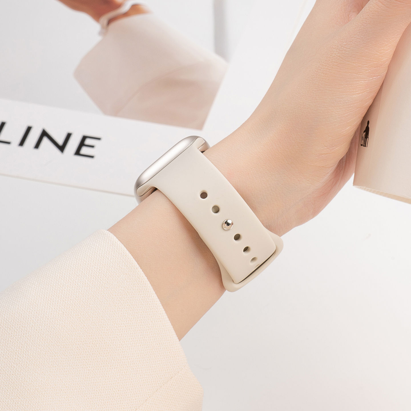 Aplicable a iwatch10, S11 silicona S9 mujer S8 nueva pulsera ultra3 se3 avanzada S7