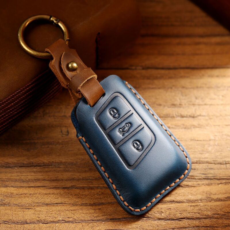 Suitable for Volkswagen Key Cover Genuine Leather New Passat Magotan Protective Shell Buckle Source Manufacturer Car Key Bag Suitable for Volkswagen Key Cover Genuine Leather New Passat Magotan Protective Shell Buckle Source Manufacturer Car Key Bag