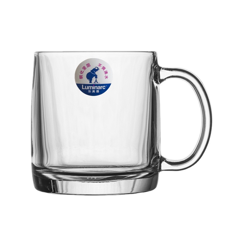 Arco francés transparente vidrio templado taza de leche resistente al calor taza de té taza de agua al por mayor