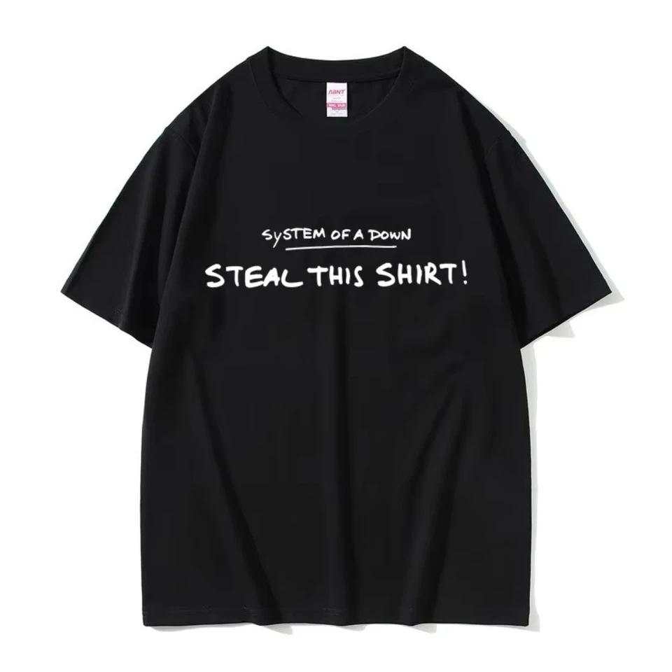 System of A Down Steal This Shirt Funny Meme T-Shirt Men Women…