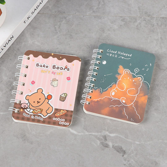 Factory direct supply side turn coil this student pocket small notebook mini notebook portable office notepad wholesale
