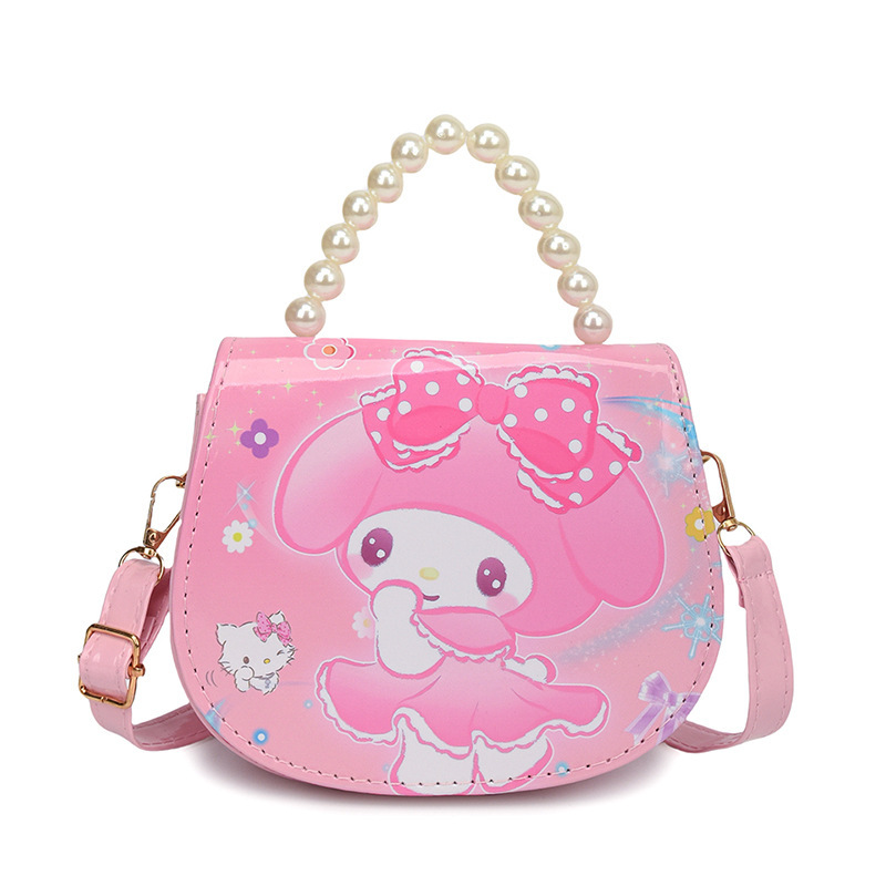 2024 caricatura Kulomi bolso de hombro para niños niñas adorables coreanos en jardín de infantes con bolso de cinturón