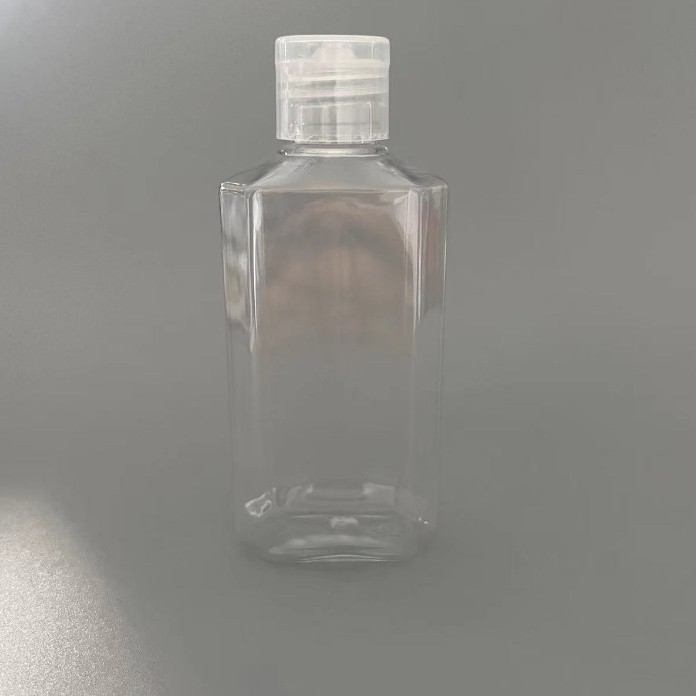 100ML八角瓶 PET透明翻盖瓶 免洗洗手液凝胶分装瓶便携旅行包装瓶