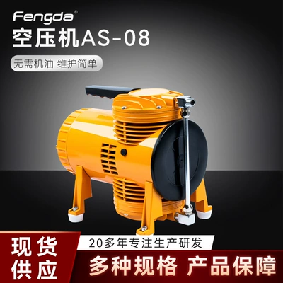 Manufacturer Sells Oil-Free Small Air Compressor As-08 Portable Tool for Dental, Tattoo, Spray Painting, and Woodworking