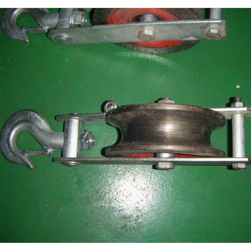 钢轮铁轮尼龙轮地线滑车钢绞线GJ35-70-120-150地线放线滑车