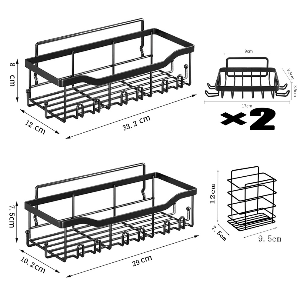 Estante del cuarto de baño 5-Piece
