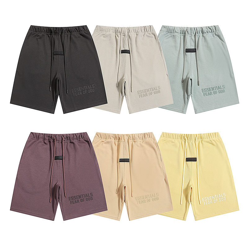 Fear of God Fog Multi-Thread Essentials Summer Loose Shorts for Men and Women Sports Fitness Pants