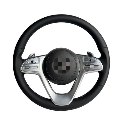 Factory Direct Sales Suitable for Mercedes S-Class Maybach Nappa Leather Universal Steering Wheel Assembly for All Models, Old to New Conversion (Steering wheel) - black