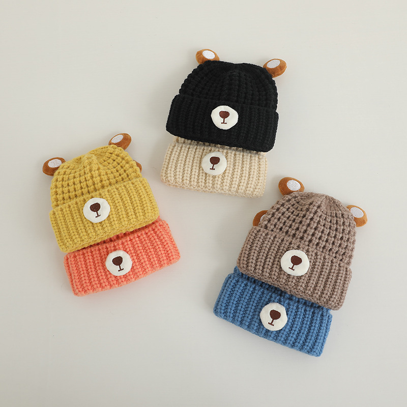 Children Unisex Sweet Simple Style Color Block Wool Cap display picture 4