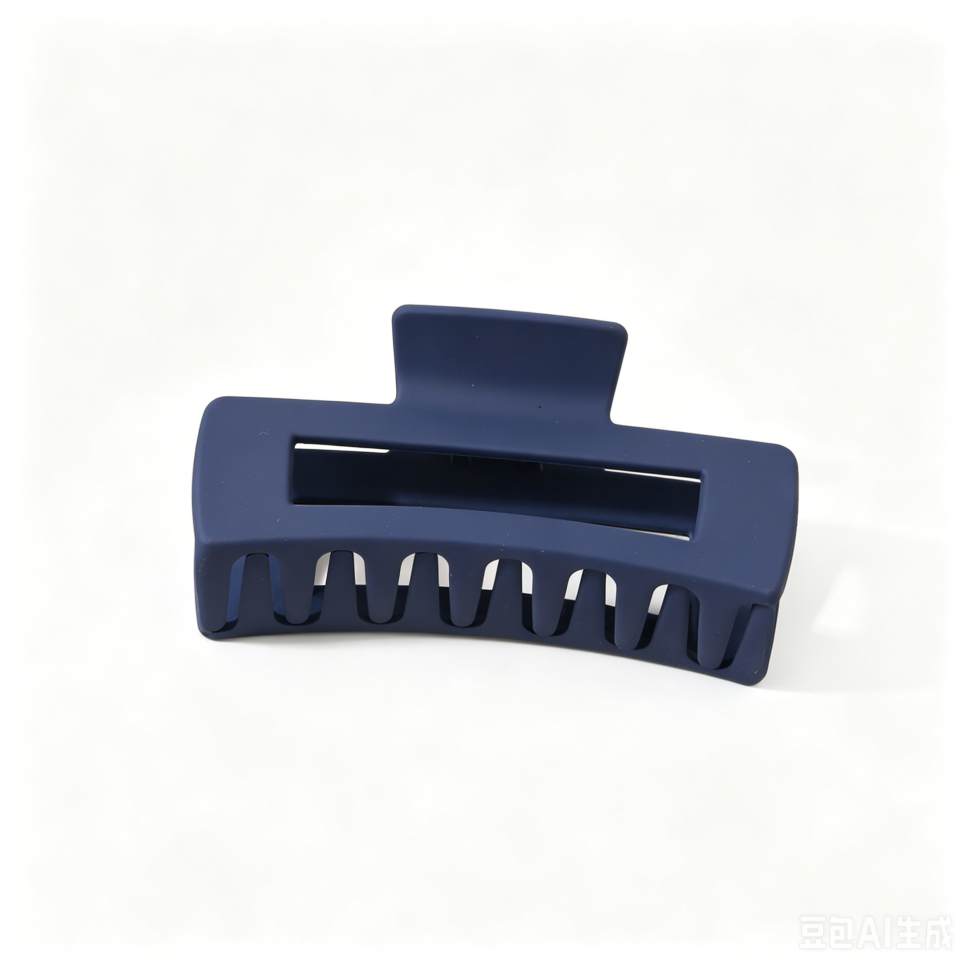 Cross-border large grip matte hair clip women bun clip square hair barrette back of head hair accessory shark clip wholesale