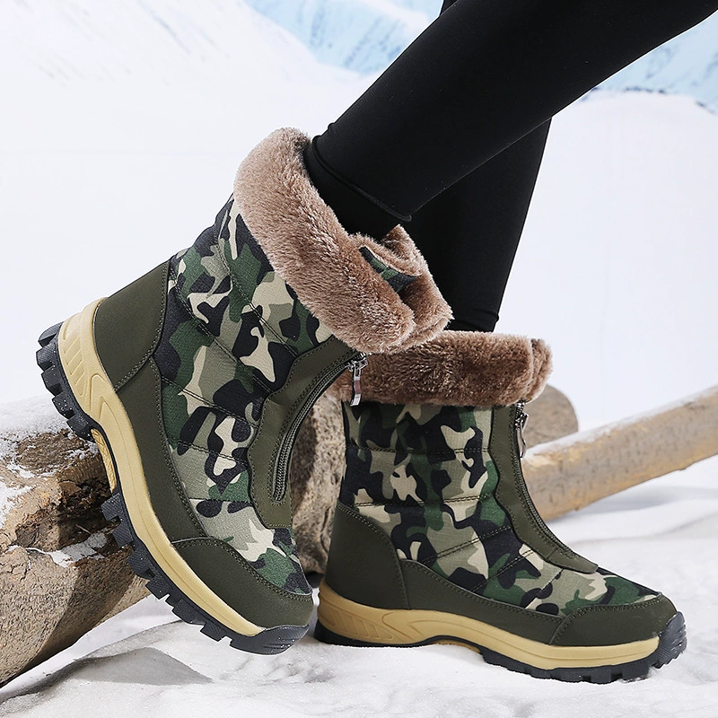 Martens, warm high non-slip boots with zipper
