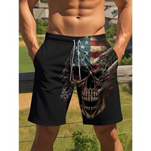 E 40002 Hawaiian Plant Print Shorts ������ɳ̲�� ŷ����