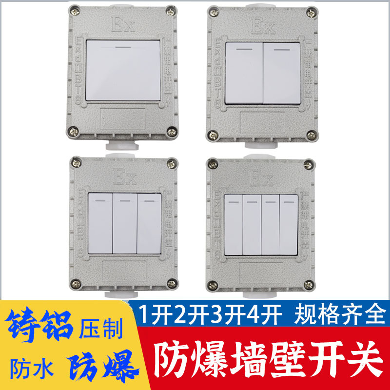 爆隔离开关220V10A明装暗装隔离自锁86型单开照明爆