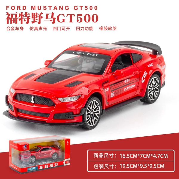 1 to 32 cars to Ford Mustang GT500-Red-Red
