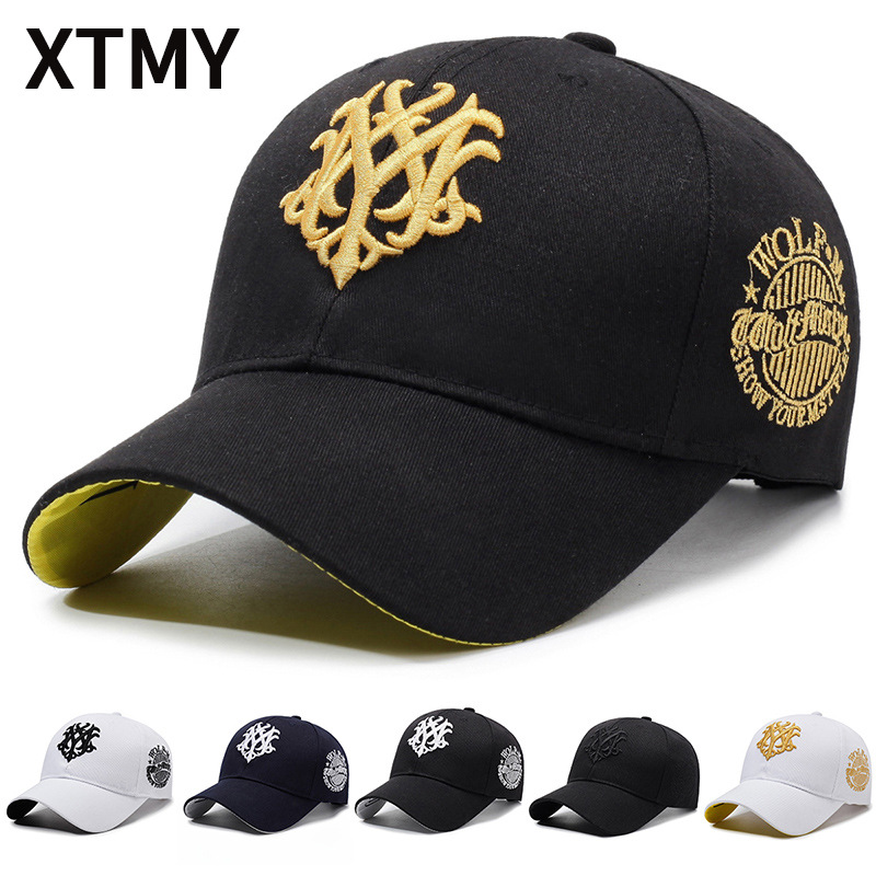 Unisex Embroidered Baseball Cap Simple Lettering Deep Crown Korean Style Casual Versatile Sun Protective Duckbill Cap_voghion.com