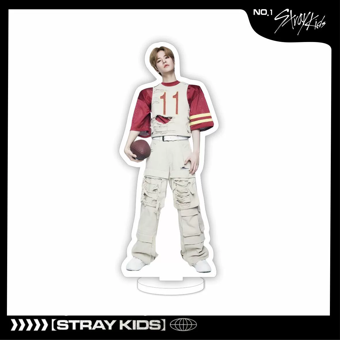 Акриловая двусторонняя фигурка (Stray Kids) 15 см — настольный коллекционный аксессуар, двусторонняя печать