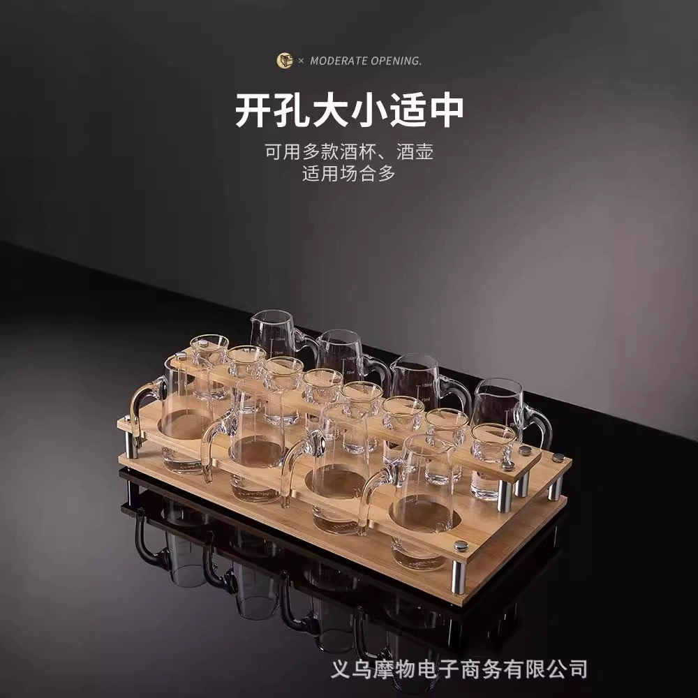 Wineglass, glass holder, wine dispenser for home use, set, bullet, stand