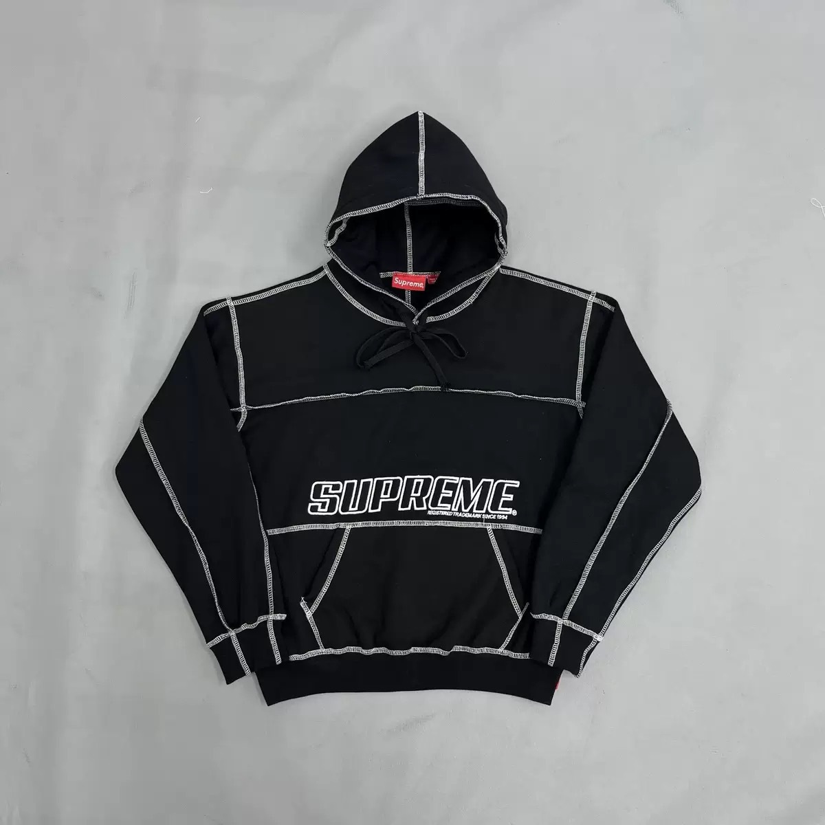Supreme Big Stitch Sweater Black
