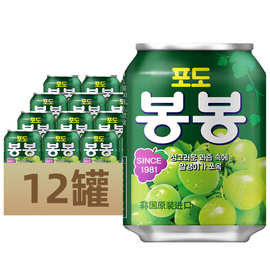 海太（HAITAI）韩国进口饮料果粒果汁饮料葡萄汁果汁含果肉饮料