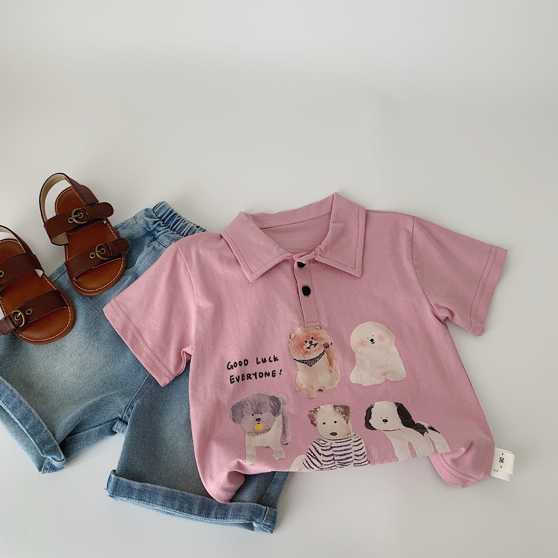 Camisa POLO para niños Maibao Camiseta de manga corta Verano 2025 Nueva ropa para niños Tops para niños Ropa fina de verano de media manga