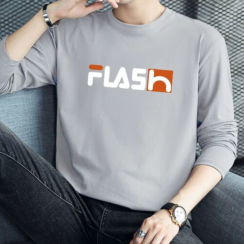 Cross-border men's national trend fashion crew neck T-shirt, men's casual innerwear base garment, trendy printed outerwear top