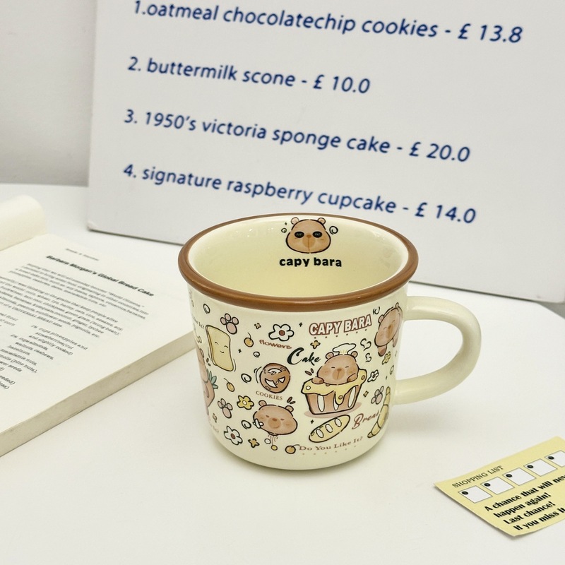 見栄えの良い漫画のトムとジェリーのカップマグセラミックカップウォーターカップホームオフィス朝食コーヒーカップ|undefined